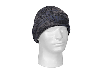 Image of Rothco Deluxe Camo Watch Cap, Midnight Digital Camo, 5722-MidnightDigitalCamo