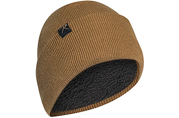 Image of Rothco Deluxe Fine Knit Sherpa-Lined Watch Cap - Mens, Coyote Brown, 57971-CoyoteBrown