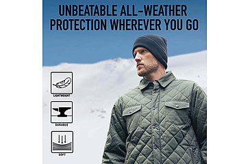 Image of Rothco Deluxe Fine Knit Watch Cap - Mens, One Size, Cadet Blue, 57836-CadetBlue-OneSize