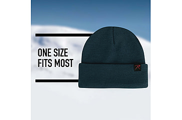 Image of Rothco Deluxe Fine Knit Watch Cap, One Size, Cadet Blue, 57836-CadetBlue-OneSize