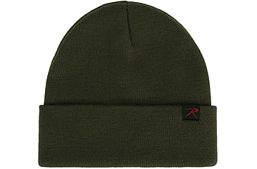 Image of Rothco Deluxe Fine Knit Watch Cap - Mens, One Size, Ranger Green, 57835-RangerGreen-OneSize