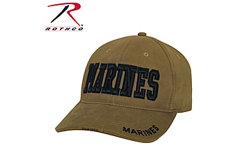 Image of Rothco Deluxe Marines Low Profile Insignia Cap, Coyote Brown, 3548-CoyoteBrown
