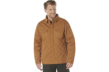 Image of Rothco Diamond Quilted Cotton Jacket - Mens, Work Brown, Extra Large, 42015-WorkBrown-XL