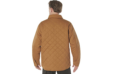 Image of Rothco Diamond Quilted Cotton Jacket, XL, Work Brown, 42015-WorkBrown-XL