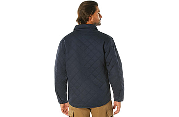 Image of Rothco Diamond Quilted Cotton Jacket, Midnight Navy Blue, XL, 42040-MidnightNavyBlue-XL