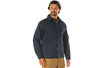 Image of Rothco Diamond Quilted Cotton Jacket - Mens, Midnight Navy Blue, Extra Large, 42040-MidnightNavyBlue-XL