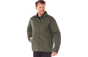 Image of Rothco Diamond Quilted Cotton Jacket, Olive Drab, XL, 42005-OliveDrab-XL