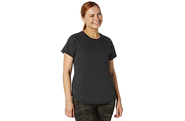 Image of Rothco Essential Moisture Wicking Raglan Sleeve T-Shirt - Womens, Black, 2XL, 13250-Black-2XL