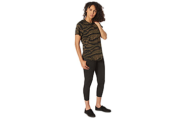 Image of Rothco Essential Moisture Wicking Raglan Sleeve T-Shirt - Womens, Tiger Stripe Camo, 2XL, 13256-TigerStripeCamo-2XL