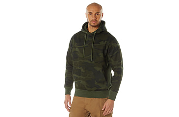 Image of Rothco Every Day Pullover Hooded Sweatshirt 4961, L, Camo, 42095-MidnightWoodlandCamo-L