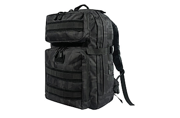 Image of Rothco Fast Mover Tactical Backpack, Midnight Black Camo, 22970-MidnightBlackCamo