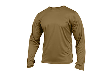 Image of Rothco Gen III Silk Weight Underwear Top, AR 670-1 Coyote Brown, XL, 3725-AR670-1CoyoteBrown-XL