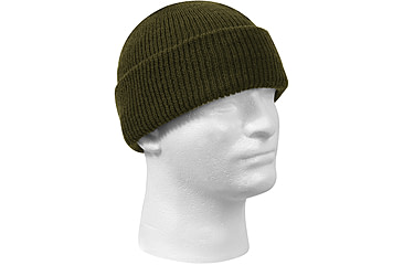 Image of Rothco Genuine G.I. Wool Watch Cap, Mens, Olive Drab, One Size, 5779