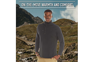 Image of Rothco Grid Fleece Pullover, Black, Medium, 613902039551