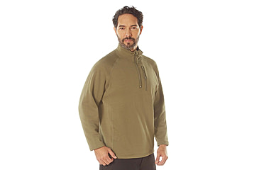 Image of Rothco Grid Fleece Pullover, Coyote Brown, Extra Large, 613902039667