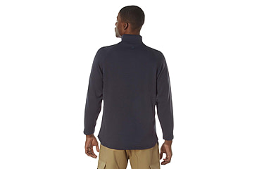 Image of Rothco Grid Fleece Pullover, Midnight Navy Blue, Extra Large, 613902039766