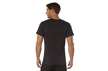 Image of Rothco Heavyweight T-Shirt 5014, Black, L, 50175-Black-L