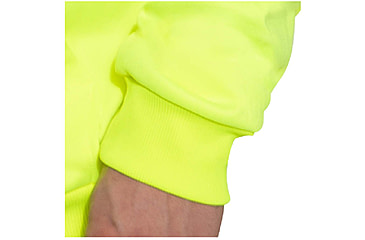 Image of Rothco High-Vis Performance Hooded Sweatshirt - Mens, Safety Green, Small, 10381-S