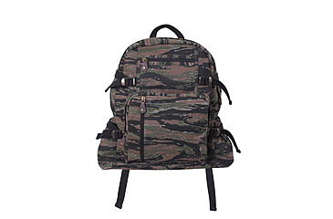 Image of Rothco Jumbo Vintage Canvas Backpack, Tiger Stripe Camo, 9712-TigerStripeCamo