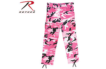 Image of Rothco Kid's BDU Pants, Pink Camo, Extra Small, 66116-PinkCamo-XS