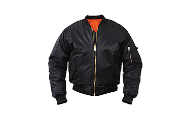 Image of Rothco Kids MA-1 Flight Jackets, Black, Small, 7311-Black-S