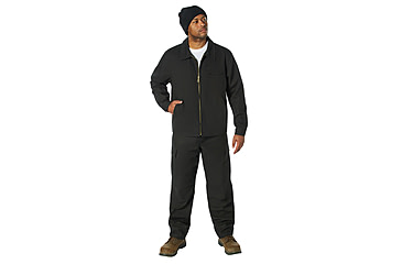 Image of Rothco Lightweight Canvas Work Jacket - Mens, Black, Small, 92530-Black-S