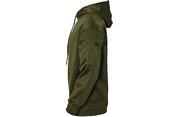 Image of Rothco U.S. Flag Concealed Carry Hoodie - Men's, Olive Drab, Small, 8091-OliveDrab-S