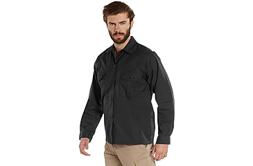 Image of Rothco Lightweight Tactical Shirt - Mens, Black, Small, 10725-Black-S