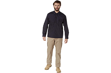 Image of Rothco Lightweight Tactical Shirt - Mens, Midnight Navy Blue, Small, 10735-MidnightNavyBlue-S