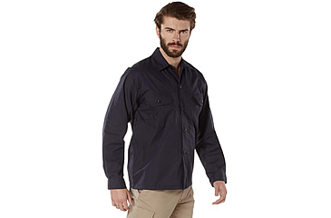 Image of Rothco Lightweight Tactical Shirt - Mens, Midnight Navy Blue, Small, 10735-MidnightNavyBlue-S