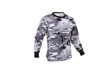Image of Rothco Long Sleeve Camo T-Shirt, City Camo, Small, 67790-CityCamo-S