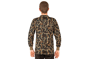 Image of Rothco Long Sleeve Henley T-Shirt - Mens, Fred Bear Camo, Medium, 21050-FredBearCamo-M