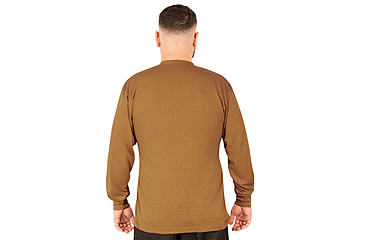 Image of Rothco Long Sleeve Henley T-Shirt - Mens, Work Brown, Extra Large, 21030-WorkBrown-XL