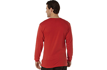 Image of Rothco Long Sleeve R.E.D. Remember Everyone Deployed Athletic Fit T-Shirt - Mens, Red, Small, 11820-Red-S