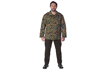 Image of Rothco M-65 Camo Field Jacket, Woodland Digital Camo, Extra Small, 8590-WoodlandDigitalCamo-XS