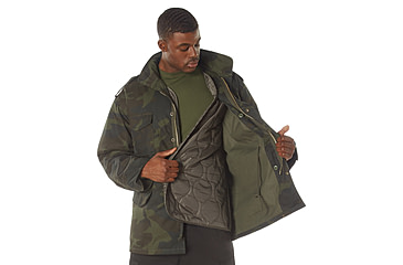 Image of Rothco M-65 Camo Field Jacket, XL, Camo, 12085-MidnightWoodlandCamo-XL