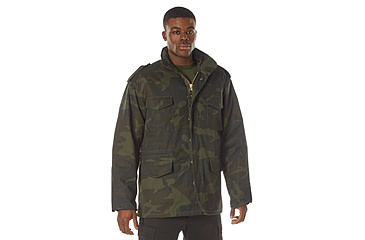 Image of Rothco M-65 Camo Field Jacket, XL, Camo, 12085-MidnightWoodlandCamo-XL