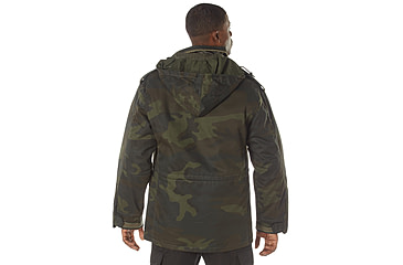 Image of Rothco M-65 Camo Field Jacket, XL, Camo, 12085-MidnightWoodlandCamo-XL