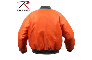 Image of Rothco MA-1 Flight Jacket, Black, Small, 7324-Black-S