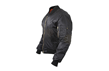 Image of Rothco MA-1 Flight Jacket, Black, Small, 7324-Black-S