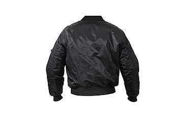 Image of Rothco MA-1 Flight Jacket, Black, Small, 7324-Black-S