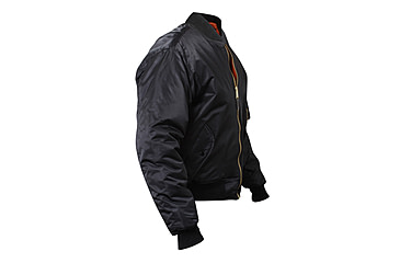 Image of Rothco MA-1 Flight Jacket, Black, Small, 7324-Black-S