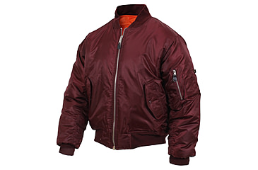 Image of Rothco MA-1 Flight Jacket, Black, Small, 7324-Black-S