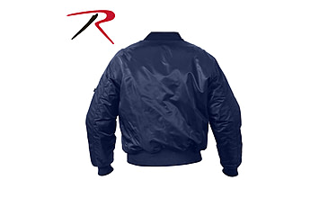 Image of Rothco MA-1 Flight Jacket, Black, Small, 7324-Black-S