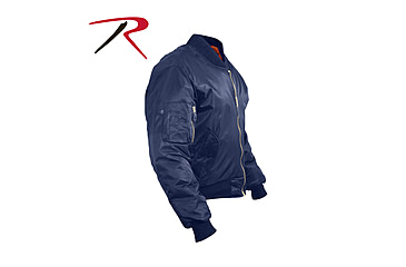 Image of Rothco MA-1 Flight Jacket, Black, Small, 7324-Black-S