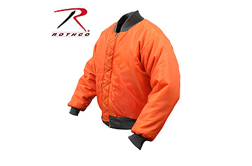 Image of Rothco MA-1 Flight Jacket, Black, Small, 7324-Black-S