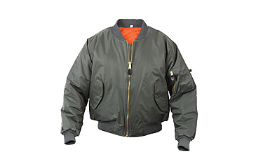 Image of Rothco MA-1 Flight Jacket, Sage Green, M, 7323-SageGreen-M