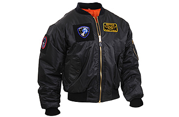Image of Rothco MA-1 Flight Jacket with Patches, Sage Green, 4XL, 72420-SageGreen-4XL