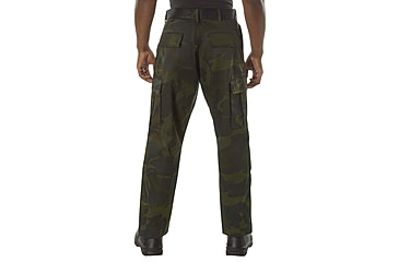 Image of Rothco Midnight Camo Tactical BDU Pants, S 27in-31in Waist, Midnight Black Camo, 12012-MidnightBlackCamo-S27-31Waist