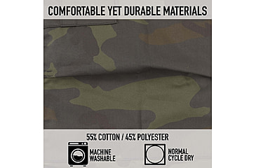 Image of Rothco Tactical BDU Pants - Men's, Midnight Black/Camo, Small, 12012-S27-31Waist